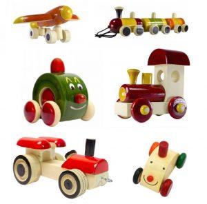 wooden toy cars