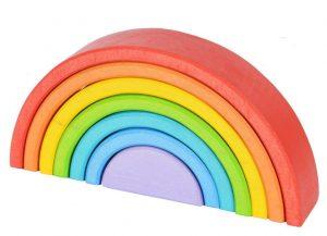 Wooden Rainbow Stacker