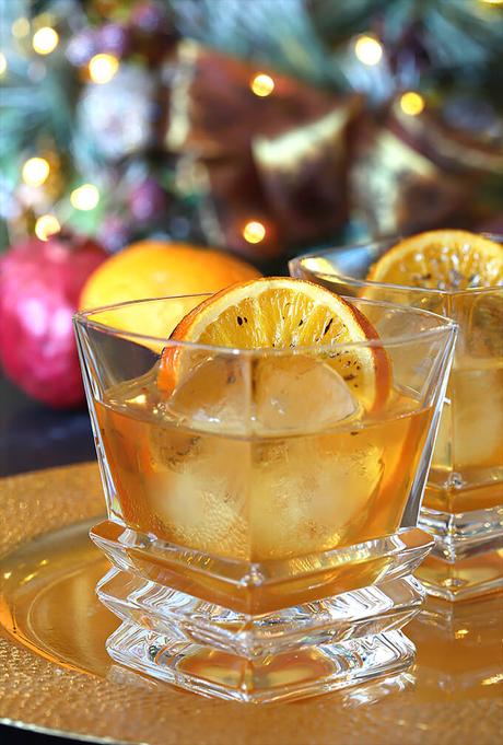 Bourbon and Orange Brûlée Cocktail