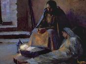 Jesus Born Stable; More 'The Nativity', Gari Melchers