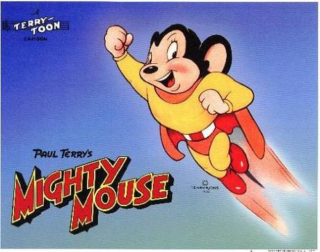 Image: Mighty Mouse POSTER Movie (1943) Style A 11 x 14 Inches - 28cm x 36cm (Alan Oppenheimer)