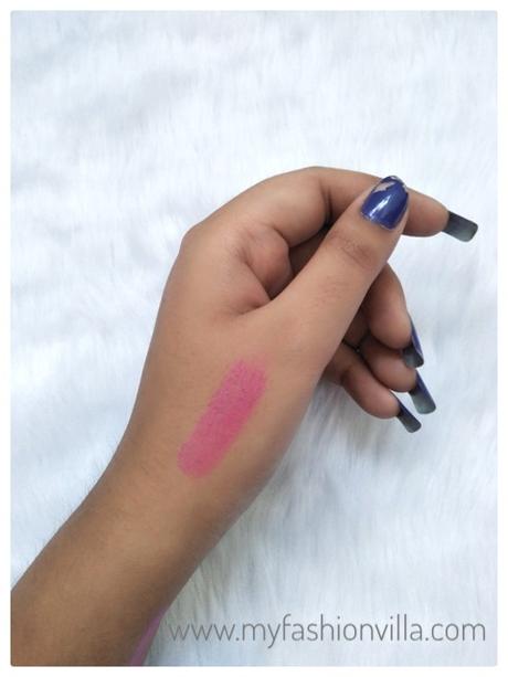 swatches of Colour Obsession Lipstick Magenta Mania