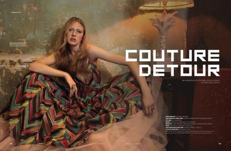 Maryna Polkanova in Couture Detour for STYLE SCMP Magazine by Benjamin Kanarek