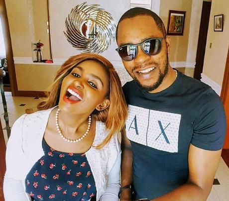 Anerlisa Muigai with her ex Stephen