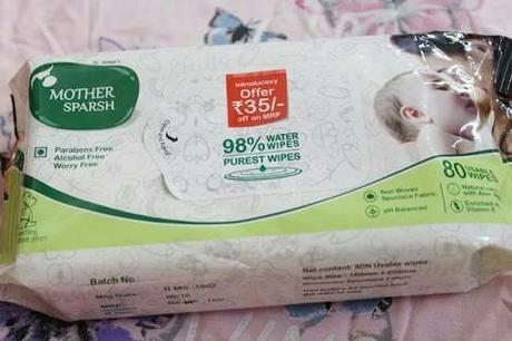 Why I chose Mother Sparsh Baby Water-based Wipes for kids!