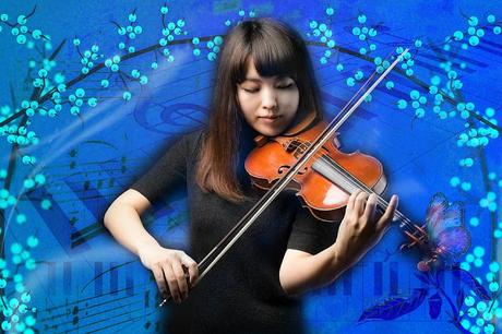 Image: Woman playing Violin/日本語, by aks9215 on Pixaby