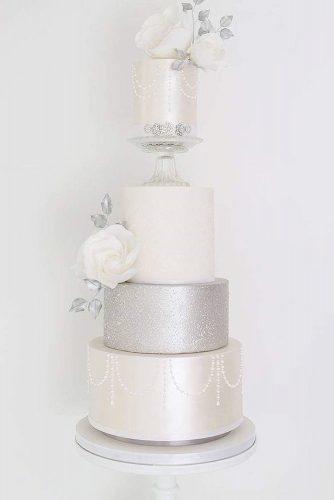 metallic wedding cake tender sparkle cake acherryontopscotland
