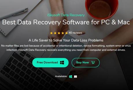 iSkysoft Data Recovery for RAW File Recovery