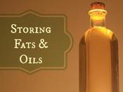 Storing Fats Oils