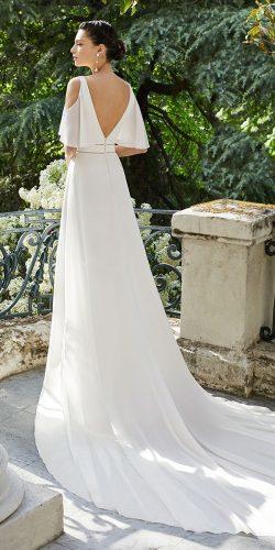 rosa clara wedding dresses simple v back with butterfly sleeves 2019