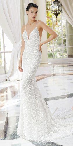 rosa clara wedding dresses mermaid style beaded embroidered lace with straps