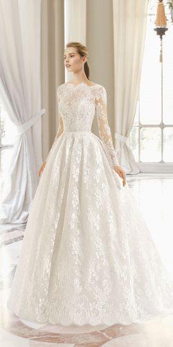 rosa clara wedding dresses princess with long sleeves full delicate lace