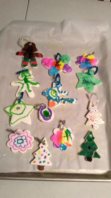 Cornstarch Christmas Ornaments