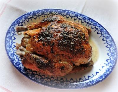 Roast Chicken with Lemon & Garlic