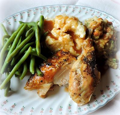 Roast Chicken with Lemon & Garlic