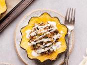 Mushroom Wild Rice Stuffed Acorn Squash (Gluten Free Vegan)