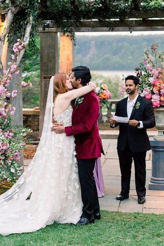 how to officiate a wedding newlyweds kiss ceremony