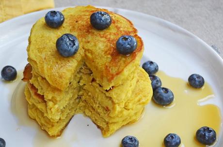 Gluten Free Mango Honey Pancakes