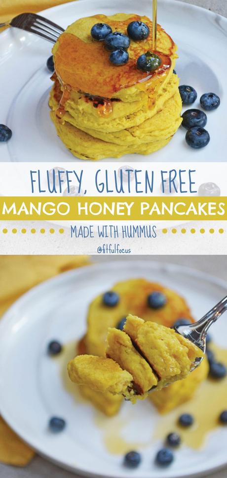 Gluten Free Mango Honey Pancakes