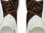 Double-Crossed: Fendi White Leather Slip-On Sneakers