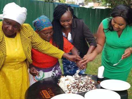 Jacque Maribe celebrates her birthday with colleagues at Citizen TV and family members