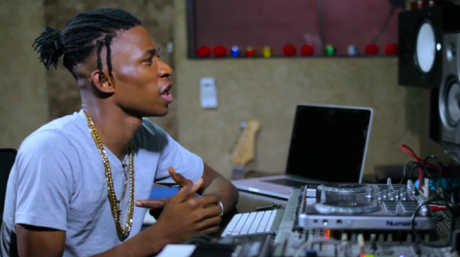 Pinye, see this! Lamba Lolo crew hit the studio with popular Nigerian artist after he praised their work