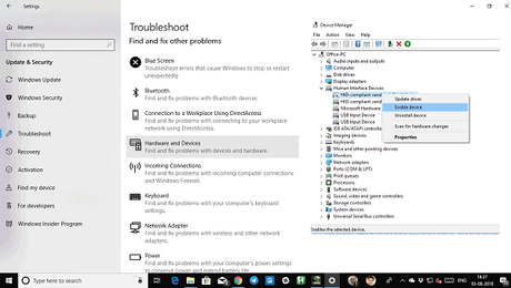 hid compliant touch screen driver download windows 10