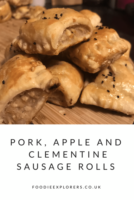 Recipe: Pork, Apple and Clementine Sausage Rolls