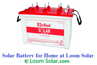 Solar Battery for Home at Loom Solar