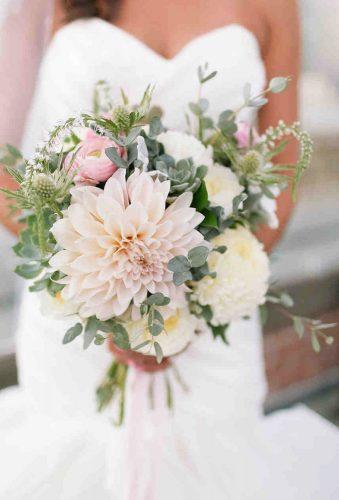 30 Wonderful Dahlias Wedding Bouquets