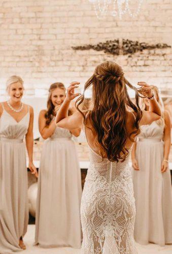 bridesmaids photos first look bridesmaids janelle elise photo