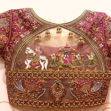 16 Unique beautiful Blouse Designs For Wedding