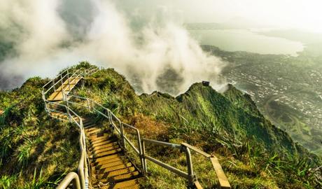 Haiku Stairs in Oahu