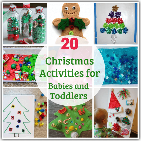 Even little babies and toddlers can enjoy the holiday season with these Christmas Activities for Babies and Toddlers that also help develop motor skills!