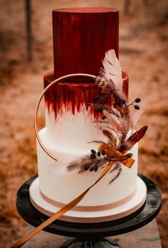 bohemian wedding cakes0red boho cake tiffanyjmaassen