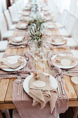 dusty rose wedding table with tablecloth kreativ wedding