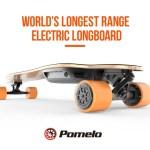 Stylish And Amazing Pamelo Skateboard With Swappable Batteries