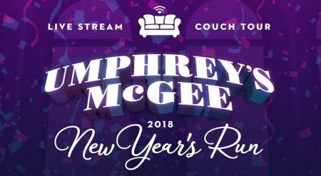 Umphrey’s McGee webcasts of New Year's Run @ Tabernacle, Atllanta