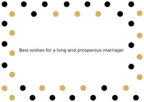 short bridal shower wishes