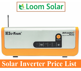 Solar Inverter Price List at Loom Solar by 2019