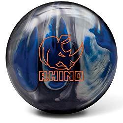 Image: Brunswick Rhino Bowling Ball | pairing the R-16 reactive coverstock and a light bulb shaped core