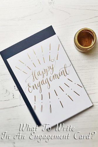 engagement wishes what to write in card