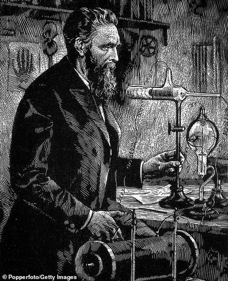 photo of wife taken 125 years ago ! changed lives .. .. Xray was born !!