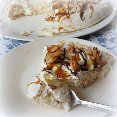 Salted Caramel Pavlova