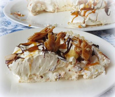 Salted Caramel Pavlova