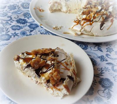 Salted Caramel Pavlova