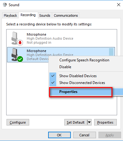 How to Fix Microphone is not Working in Windows 10