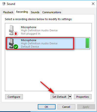 How to Fix Microphone is not Working in Windows 10