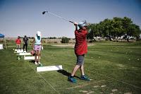 golfer driving range