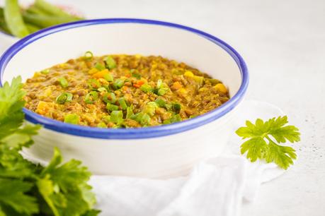 Instant Pot Lentil and Cauliflower Curry